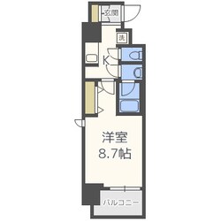 コンフォリア心斎橋EASTの物件間取画像